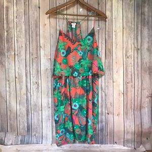 Bar III Spring Beach Tropical Dress XL Hawaii 🌺🌞